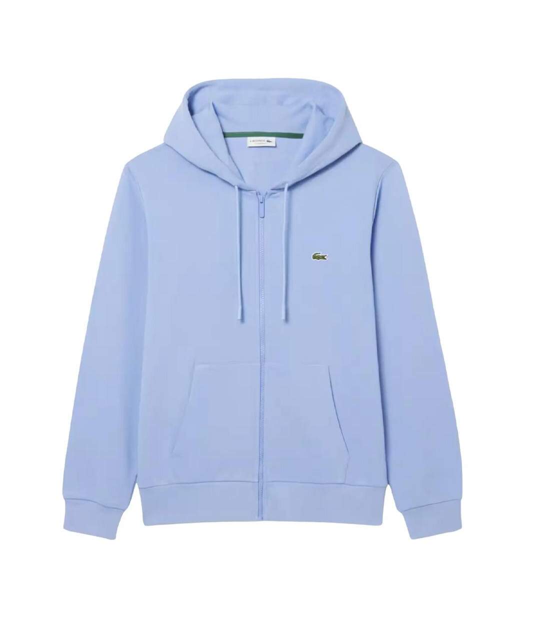 Sweat zippé bleu homme lacoste sh9809-2