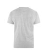 Duke Mens Flyers-1 Crew Neck T-Shirt (Gray Melange)