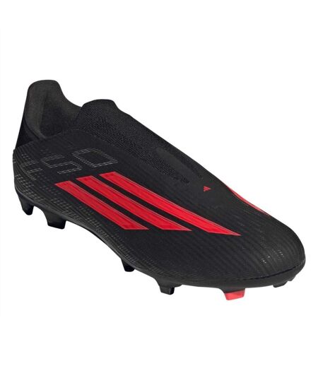 Mens F50 League Firm Ground Football Boots Black Red Adidas