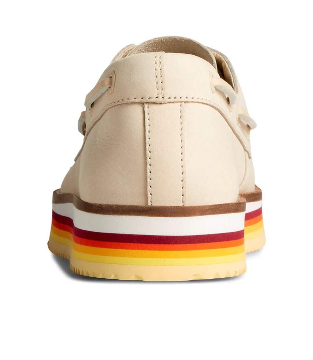 Chaussures bateau authentic original stacked femme blanc cassé Sperry