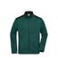 Veste Polaire Strong Homme Vert Foncé Chiné Noir James And Nicholson-1