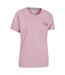 T-shirt explore the outdoors femme lilas Mountain Warehouse-3
