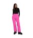 Womens/ladies Moon Ii Ski Trousers Pink Mountain Warehouse-1