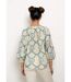 Blouse ample broderies ajourées manches 3/4-2