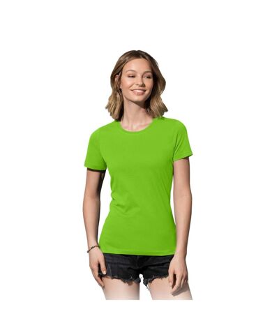 Womens/ladies Classic Tee Kiwi Green Stedman