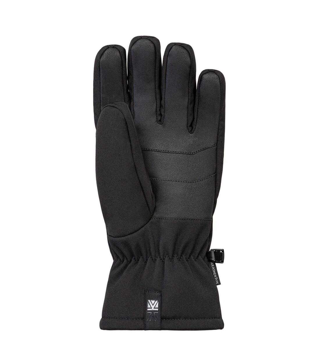 Mens Waterproof Logo Gloves Black Karrimor-2