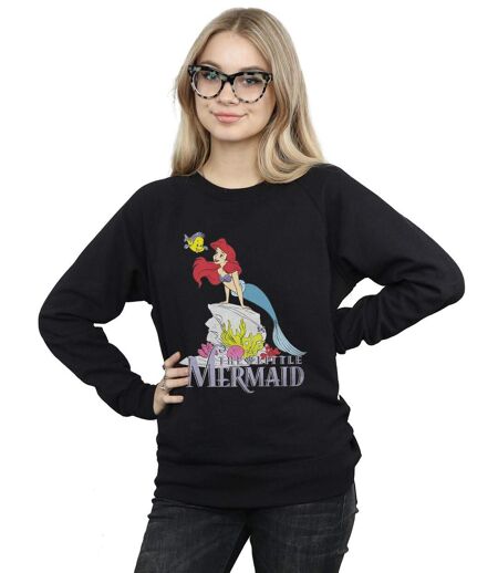 Disney - Sweat THE LITTLE MERMAID SEA FRIEND - Femme (Noir) - UTBI13684