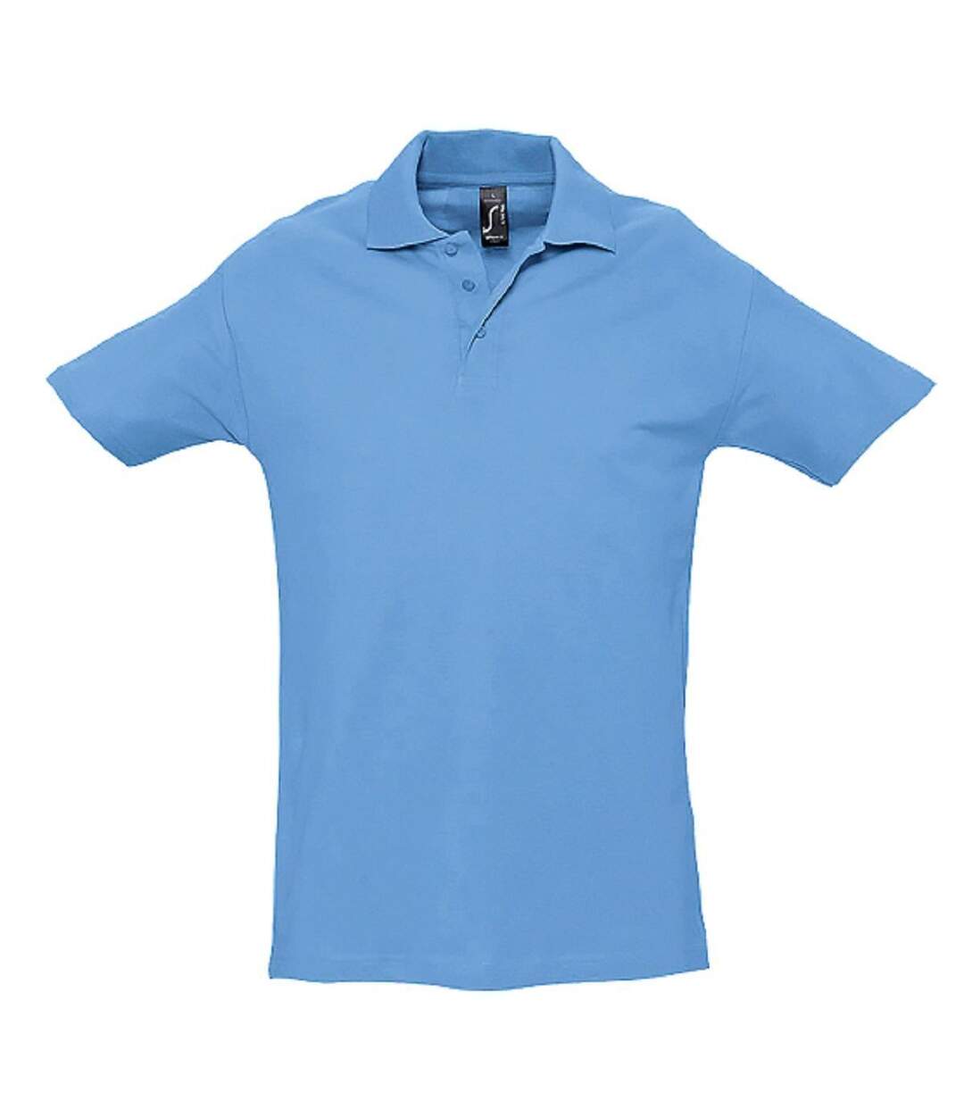 Polo manches courtes - Homme - 11362 - bleu ciel-1