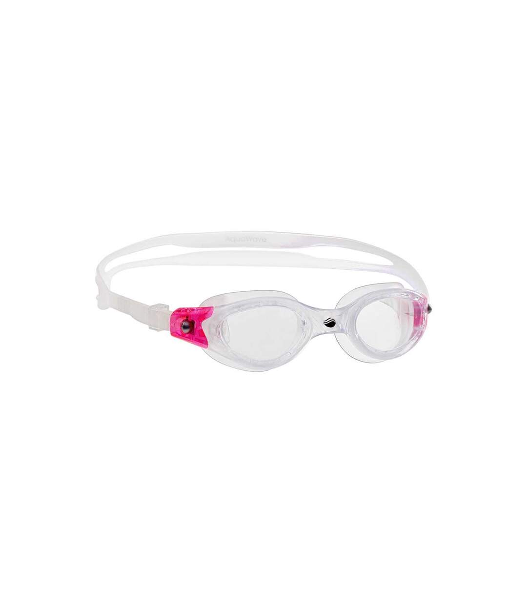 Lunettes De Natation Visio Adulte Transparent Rose Aquawave-3