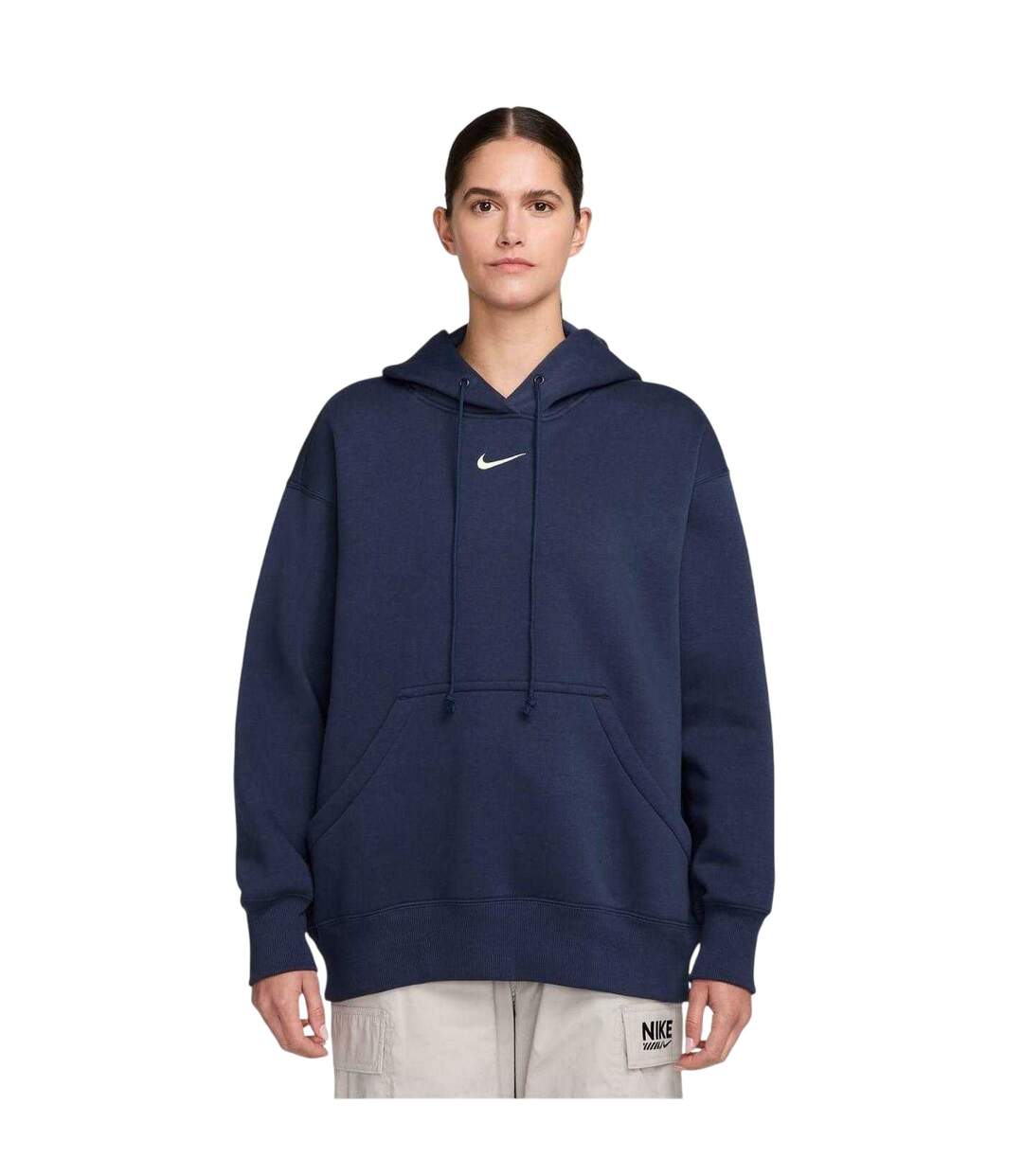Sweat À Capuche Motif/style Phénix Femme Bleu Nuit Nike-1