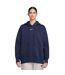 Sweat À Capuche Motif/style Phénix Femme Bleu Nuit Nike-1