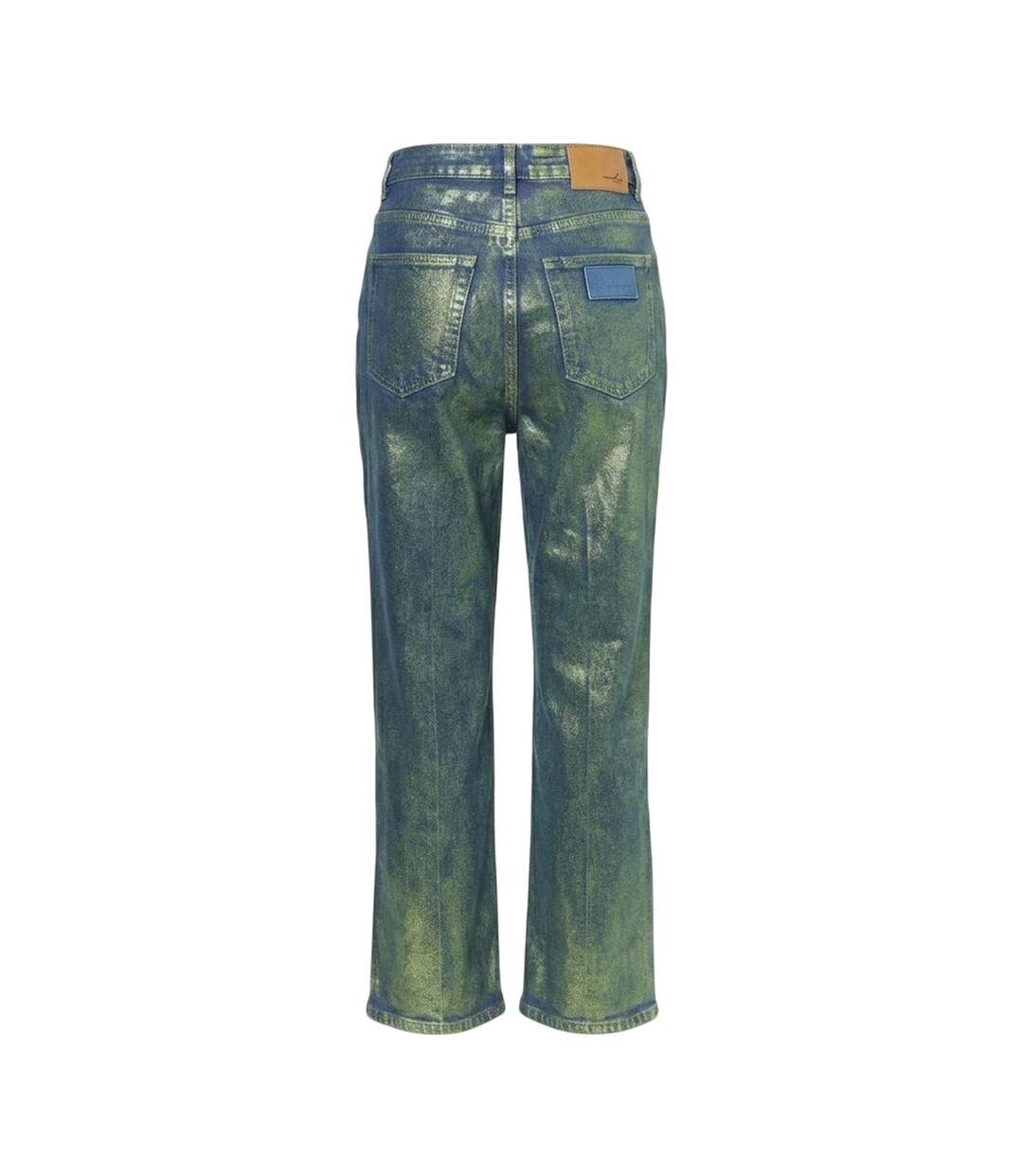 Jean Motif/style Métallisé Lupe Femme Vert AmyLynn-2