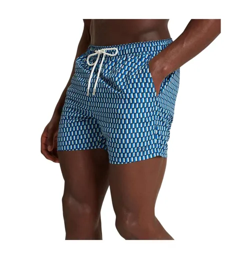Mens Printed Swim Shorts Bright Blue Ted Baker