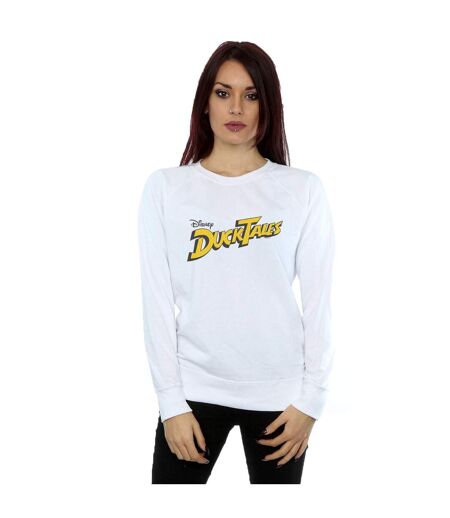 Disney - Sweat DUCK TALES LOGO - Femme (Blanc) - UTBI13683