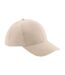 Beechfield Unisex Pro-Style Heavy Brushed Cotton Baseball Cap / Headwear (Stone) - UTRW213