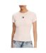 T-Shirt rose femme tommy hilfiger badge - l-1