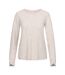 Womens/ladies Rina Marl Long-sleeved Top Ghost Marl Trespass-1