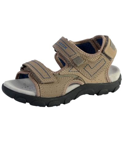 Sandales Geox Enfant Garçons J S. Strada A - Wax.Syn2+PR.DBK