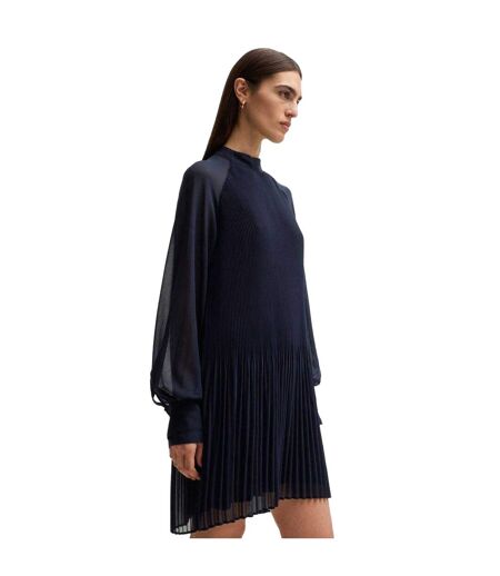 Robe Dolumi Femme Bleu Foncé Boss