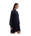 Robe Dolumi Femme Bleu Foncé Boss-4