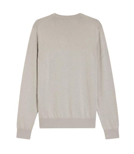 Mens Kanovano Crew Neck Jumper Grey Boss