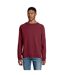 SOLS Unisex Adult Space Organic Raglan Sweatshirt (Burgundy)