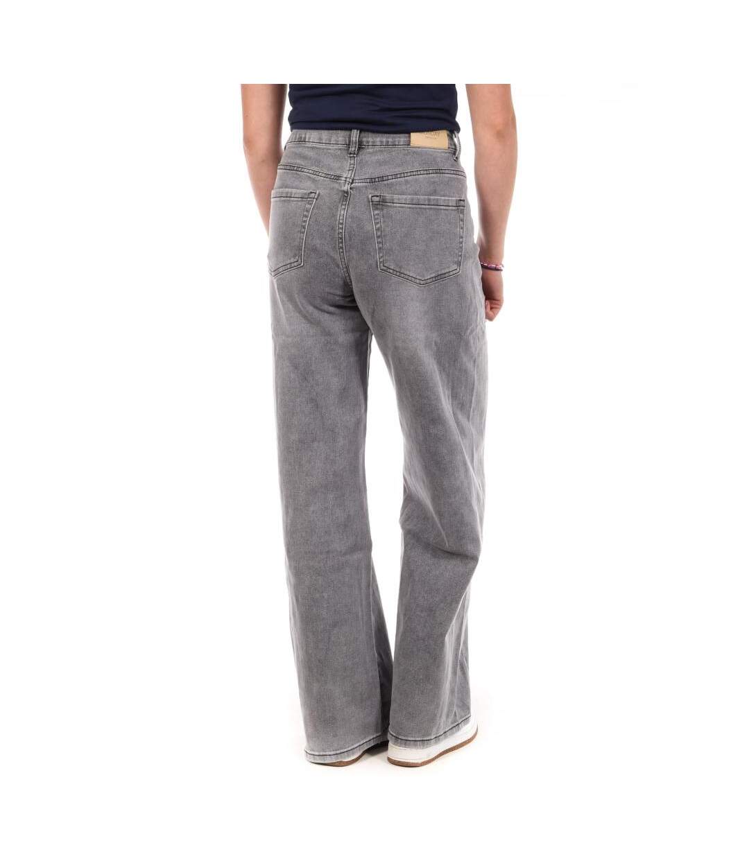 Jean droit gris femme monday premium 666-2