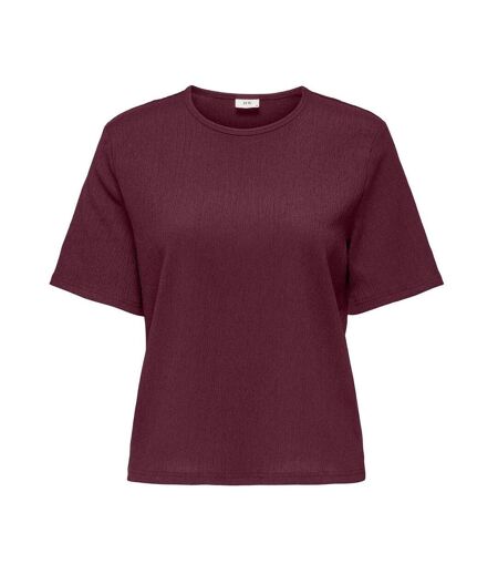 T-Shirt prune femme jdy debbie - l