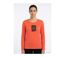 Mayflower NIKKI1 : Tee-shirt manches longues orange en coton au style vitaminé-1