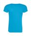 Womens/ladies Cool Recycled T-shirt Sapphire Blue Awdis-2