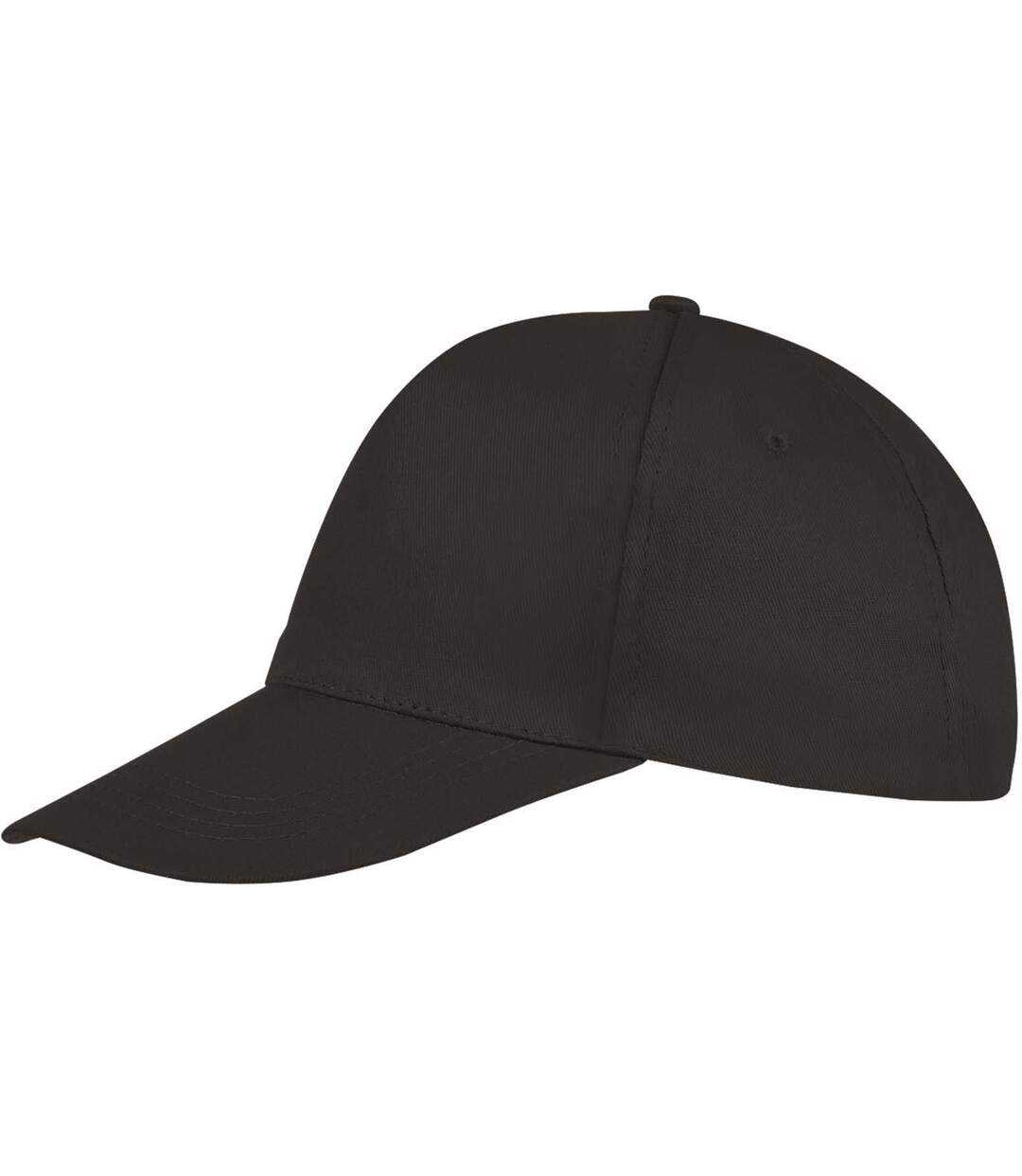 Casquette de baseball buzz unisexe gris foncé SOLS-3