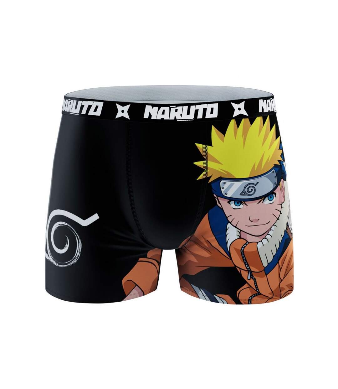 NARUTO Boxer Homme Microfibre ASS1 Noir Blanc