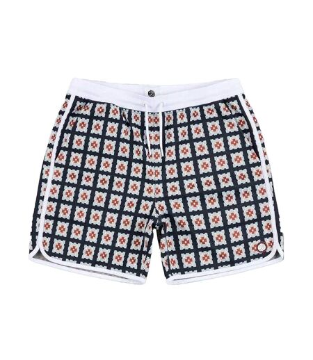 Mens Timperley Geo Sweat Shorts Multicoloured Pretty Green