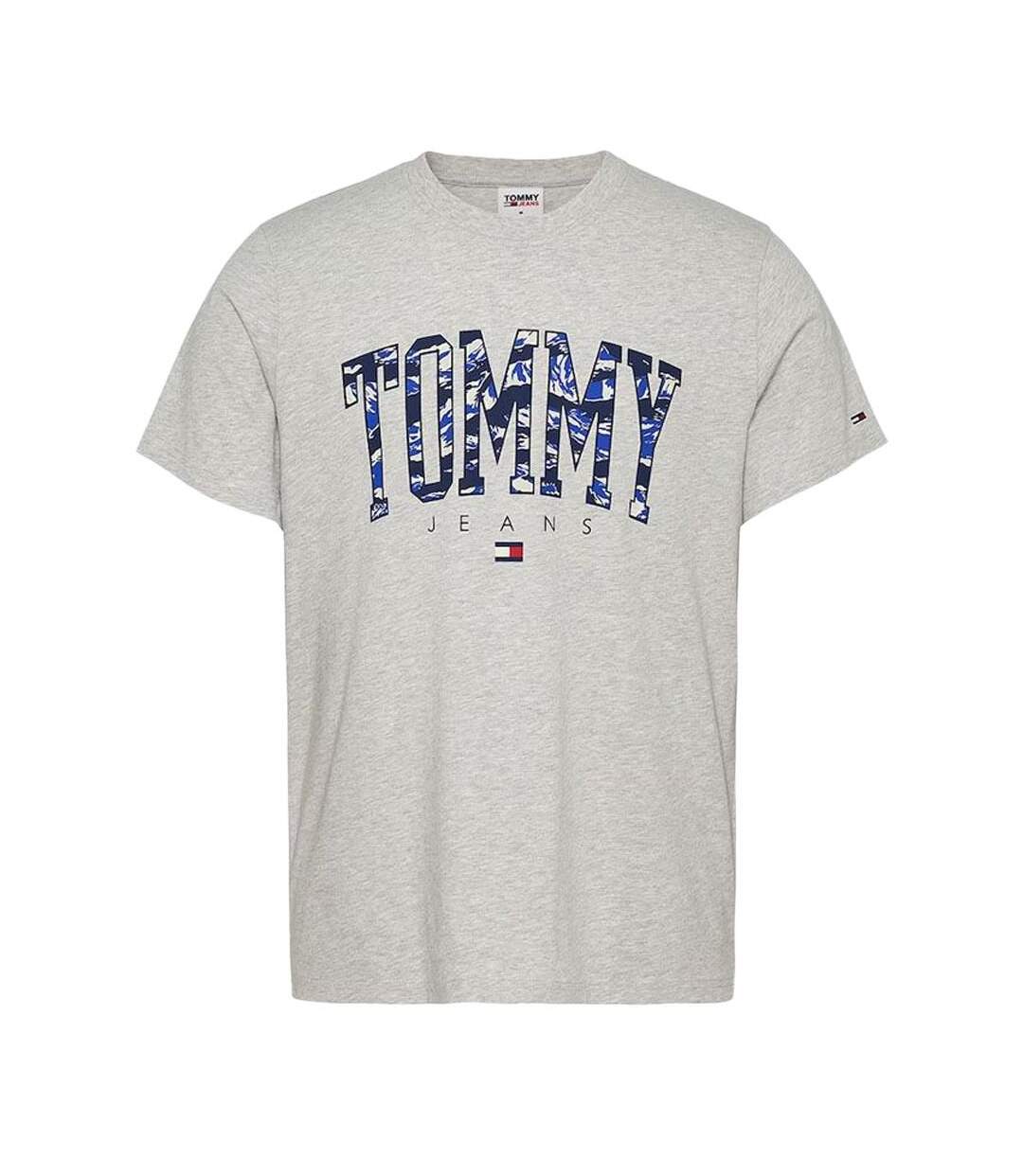 T-shirt Gris Homme Tommy Hilfiger Camo - XS-1