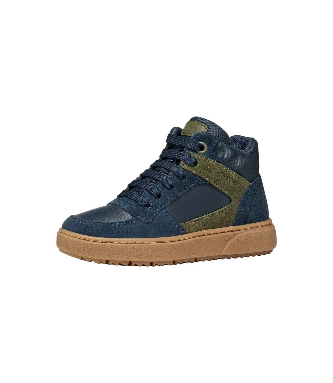 Basket Montante Cuir Enfant Junior Geox Theleven-1