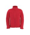 Veste softshell à capuche - hautes performances - JM950 - rouge - Homme