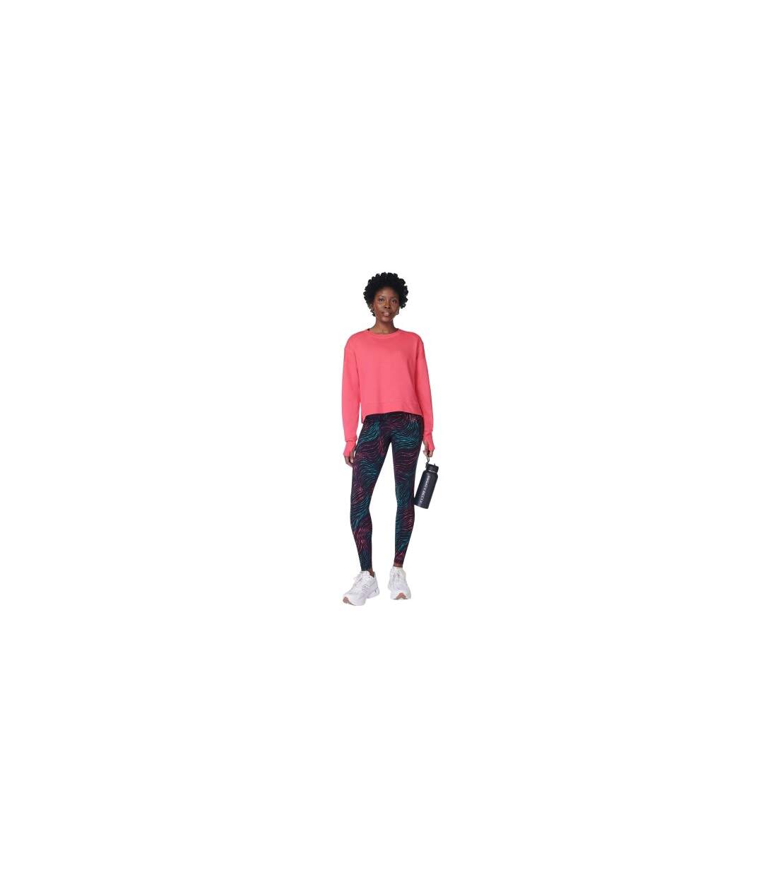 Sweat Court Manches Longues After Class Femme Rose Sweaty Betty-1