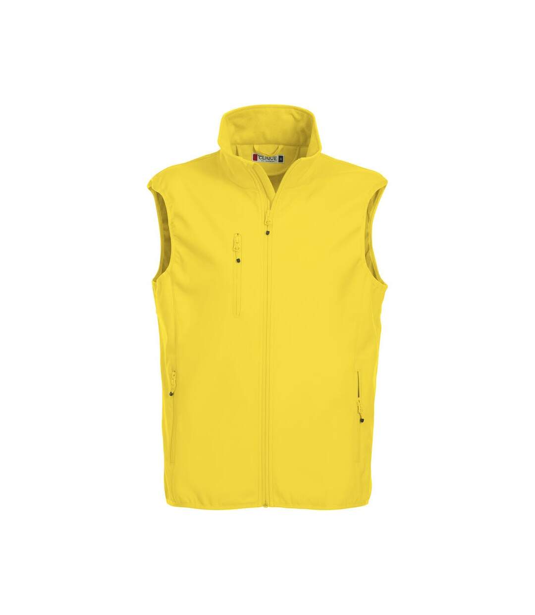 Veste sans manches basic homme jaune vif Clique-1