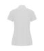 Womens/ladies pegaso premium short-sleeved polo shirt white Roly-2