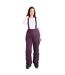 Womens/ladies Moon Ii Ski Trousers Dark Purple Mountain Warehouse-1