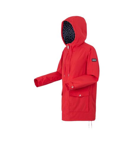Womens/ladies navaeh linear waterproof jacket high risk red Regatta