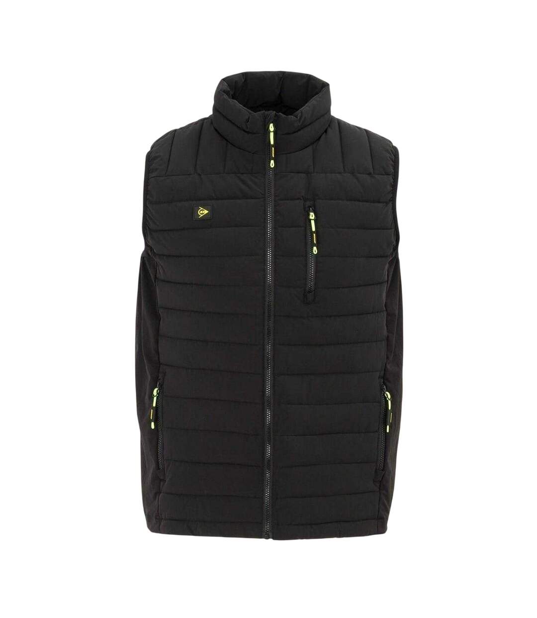 Doudoune Sans Manches Motif/style Matelassé On Site Homme Noir Dunlop-1
