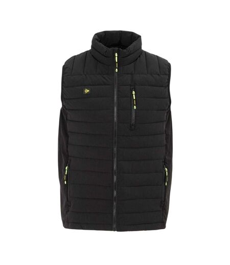 Doudoune Sans Manches Motif/style Matelassé On Site Homme Noir Dunlop