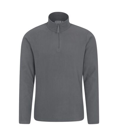 Mens camber ii half zip fleece top grey Mountain Warehouse