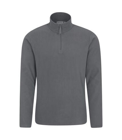 Mens camber ii half zip fleece top grey Mountain Warehouse