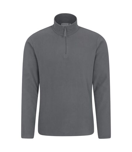 Mens camber ii half zip fleece top grey Mountain Warehouse