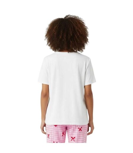 Womens/ladies Back To Bed Pyjama Set Red Urban Threads