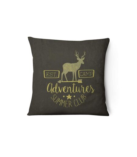 Housse de coussin en velours aventure Forest