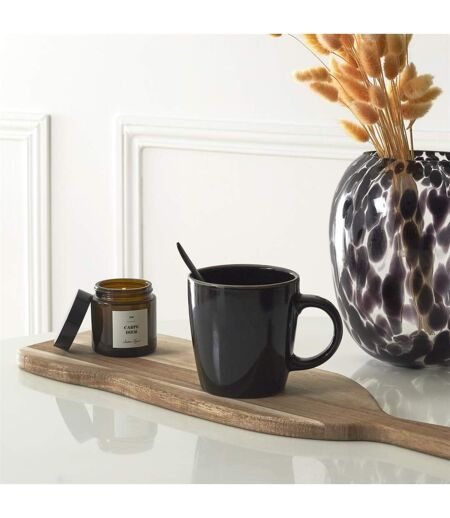 Lot de 6 Mugs en Céramique Lounge 40cl Noir