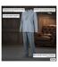 OZABI Ensemble Pyjama Homme Coton Majoritaire Broderie Cerf Écossais-5
